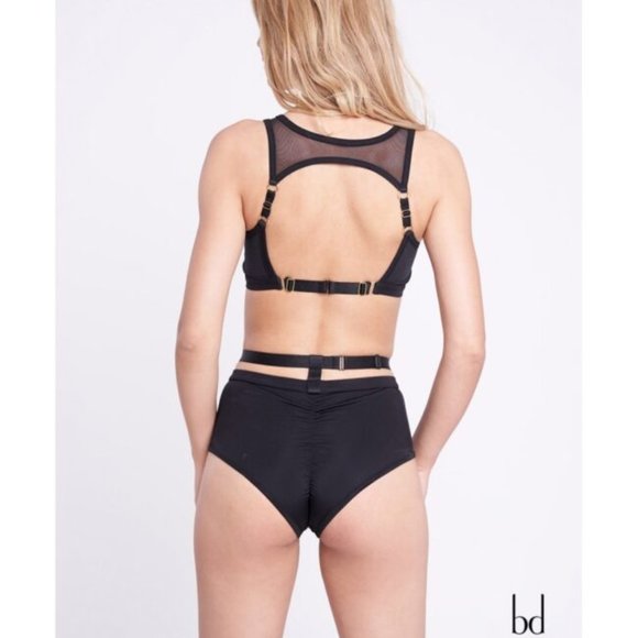 Bandurska Zoe Mesh TOP - Black (Pole Dance/Activewear) - Picture 2 of 2